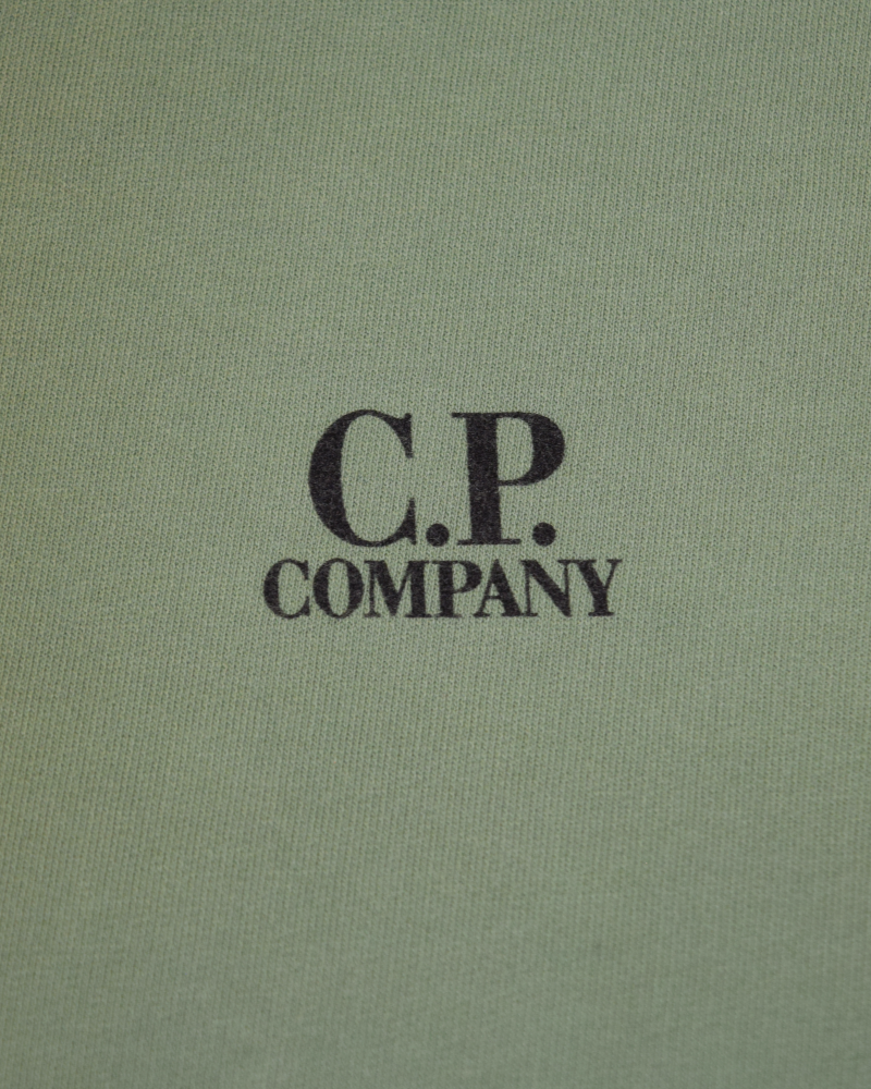 C.P. Company Crewneck Green detail view