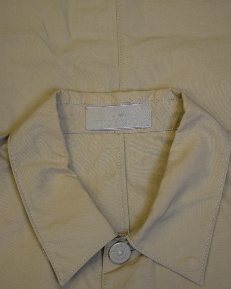 Stone Island O-Ventile Ghost Piece Jacket Beige back view