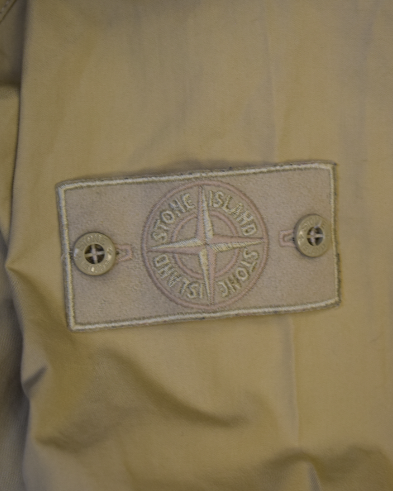 Stone Island O-Ventile Ghost Piece Jacket Beige detail view