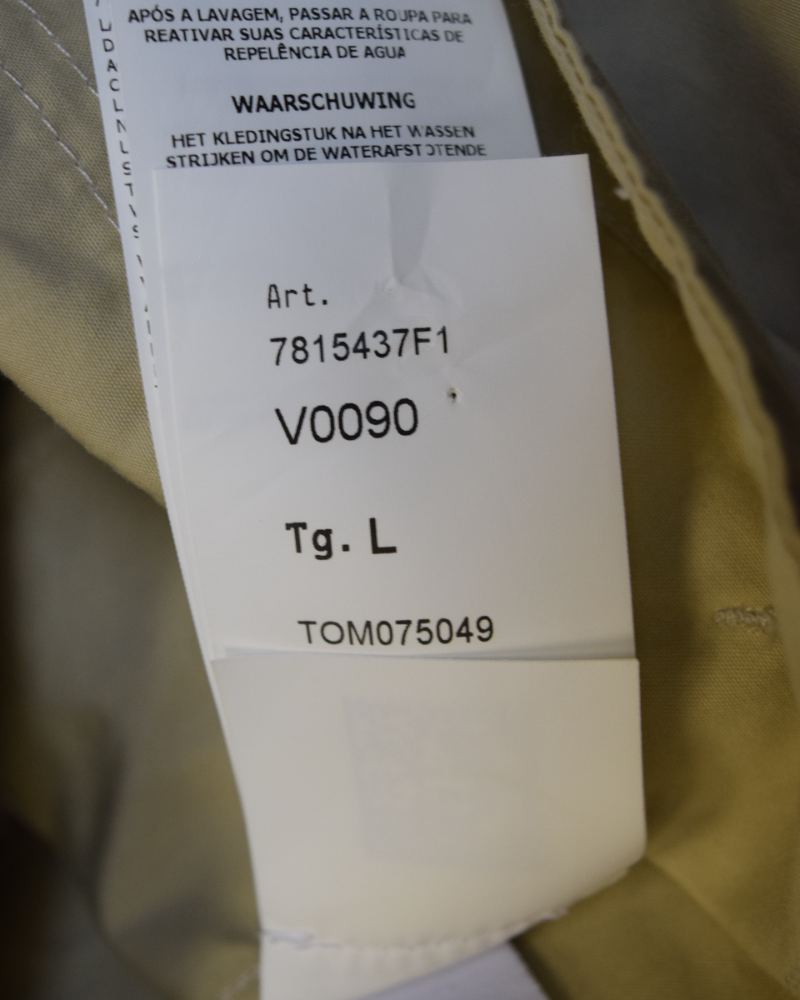 Stone Island O-Ventile Ghost Piece Jacket Beige detail view