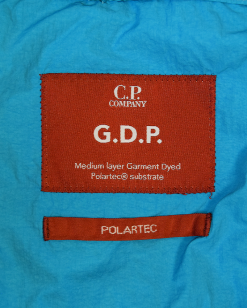 C.P. Company G.D.P. Gilet Blue detail view