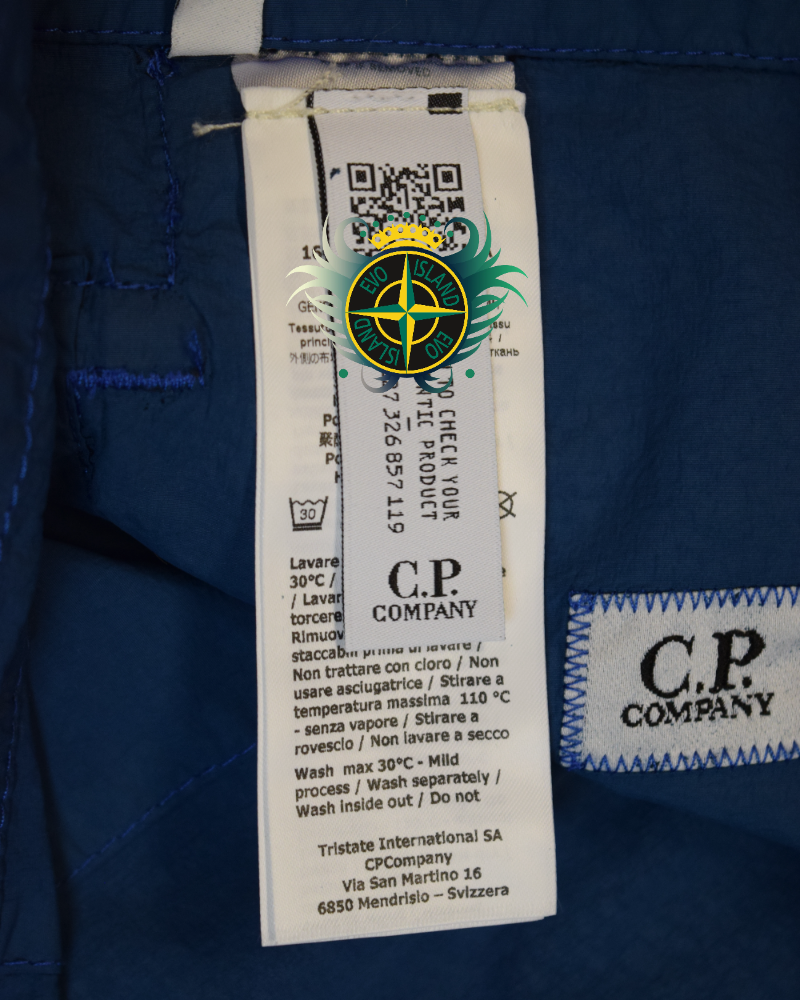 C.P. Company Cargo Trousers Blue detail view