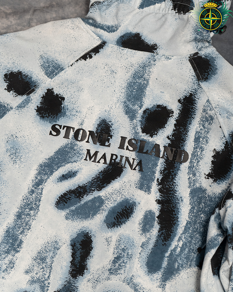 Stone Island Marina Reef Hoodie Blue - L