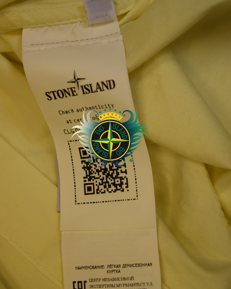 Stone Island Overshirt Yellow detail view
