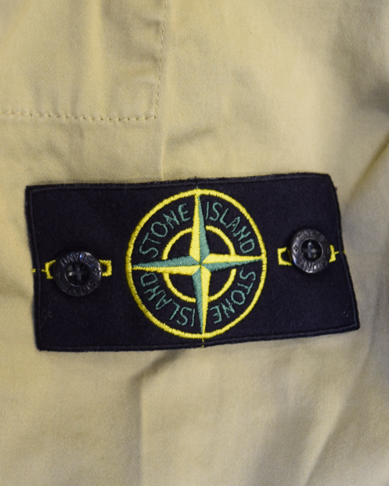 Stone Island Zipup Overshirt Beige detail view