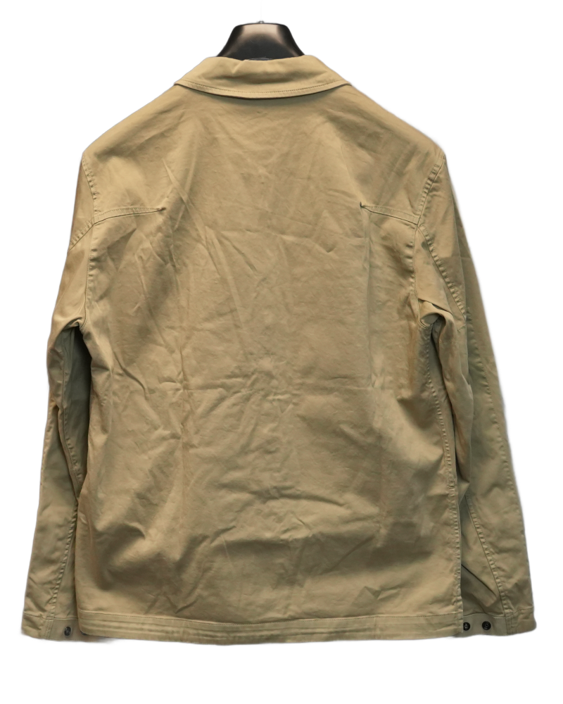 Stone Island Zipup Overshirt Beige back view