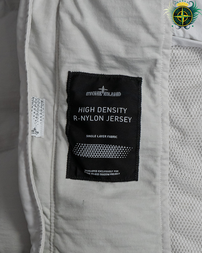 Stone Island Shadow Project High Density R-Nylon Jersey Down Jacket Grey Stone - XL