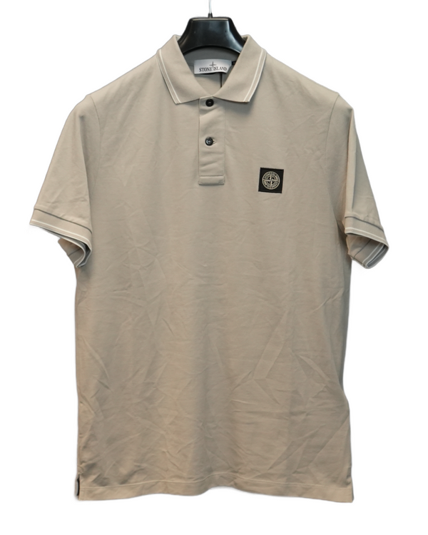 Stone Island Polo Shirt Grey front view