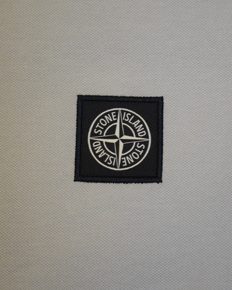 Stone Island Polo Shirt Grey detail view