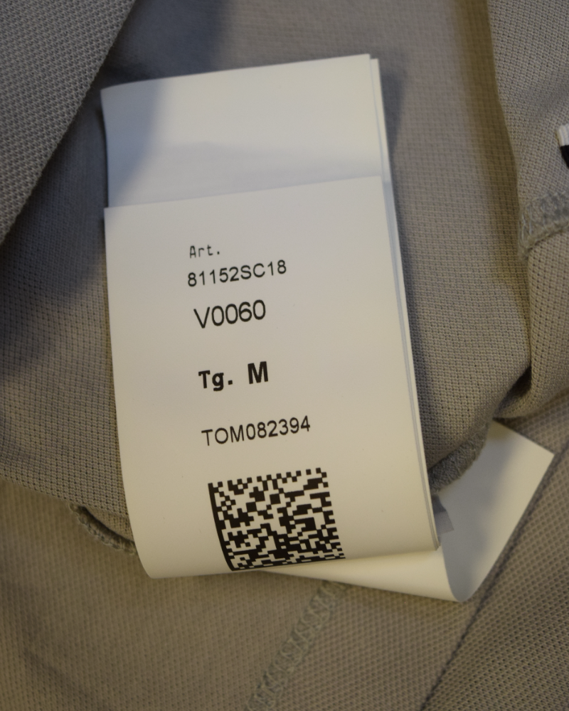 Stone Island Polo Shirt Grey detail view
