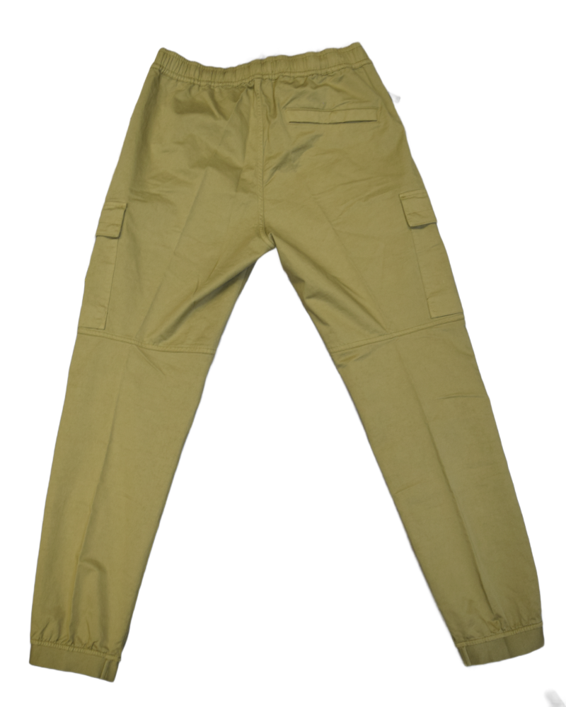 Stone Island Cuffed Cargos Beige back view