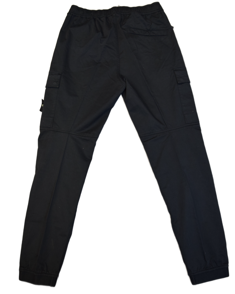 Stone Island Cuffed Cargos Navy back view