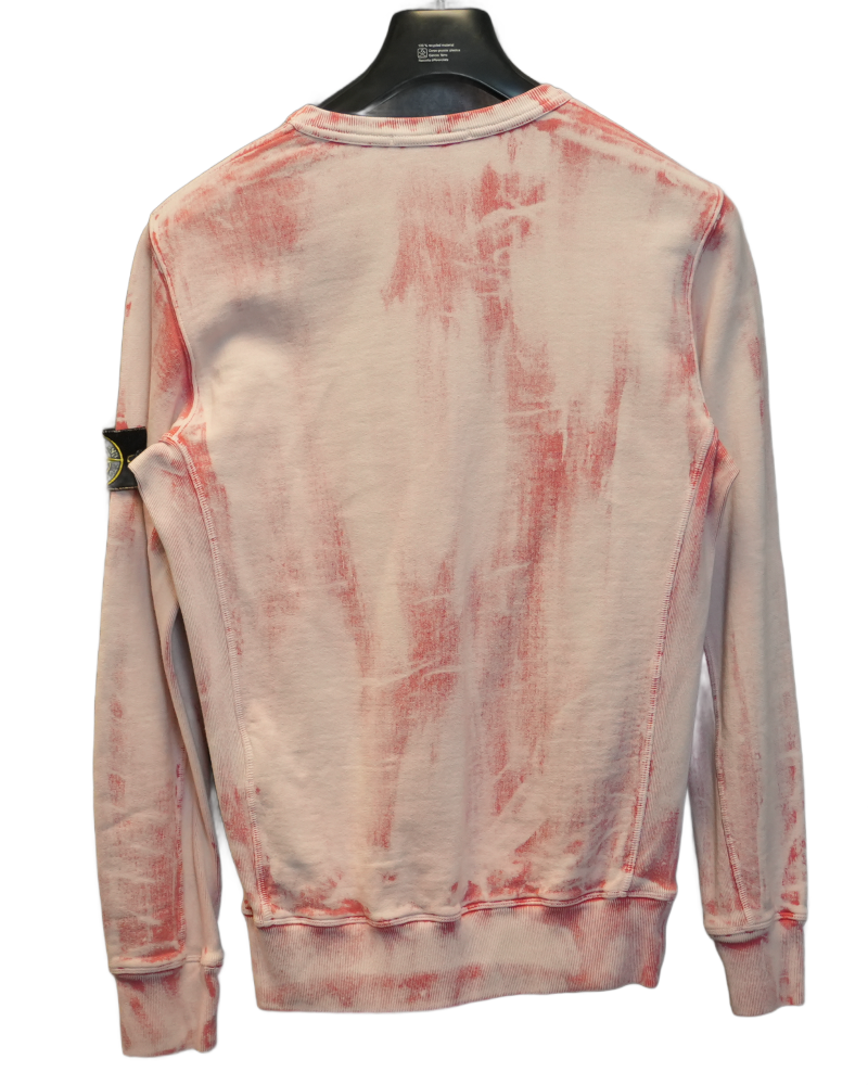 Stone Island Coral Corrosion Crewneck Coral back view