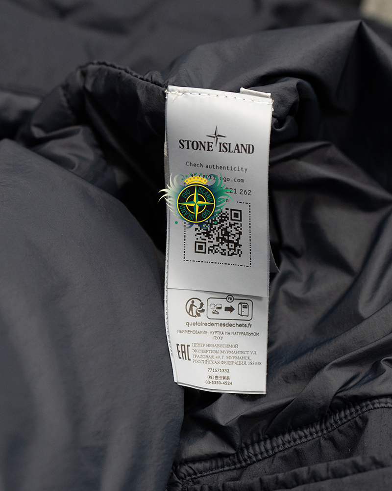 Stone Island Naslan Lite Watro Down-TC Jacket Navy Blue - XXL