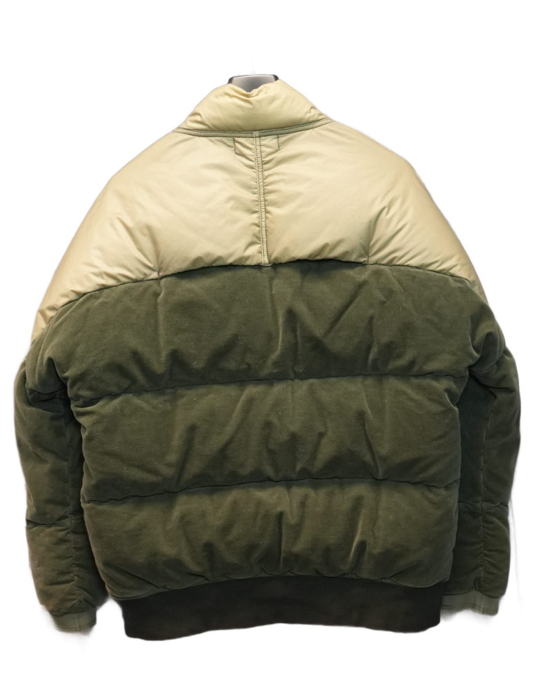 Stone Island Cotton Velvet Down-TC With Reverse Lamy Flock Green back view