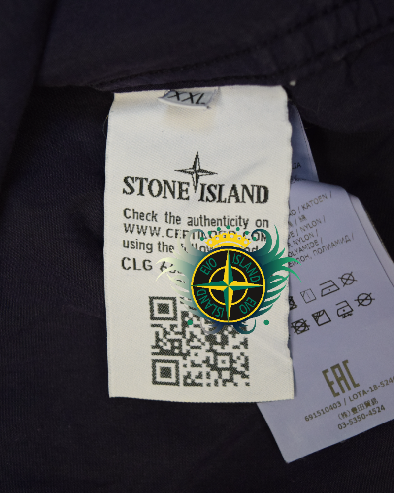 Stone Island Dual Pocket Purple detail view