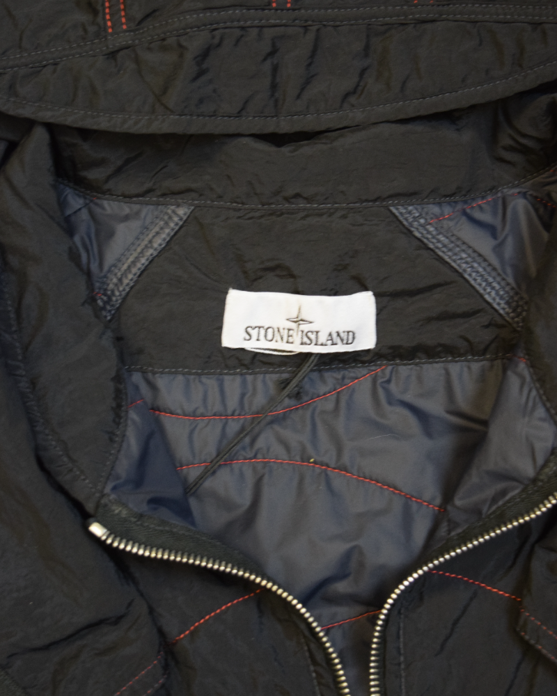 Stone Island Year of the Snake Nylon Metal Modular Jacket Black detail view