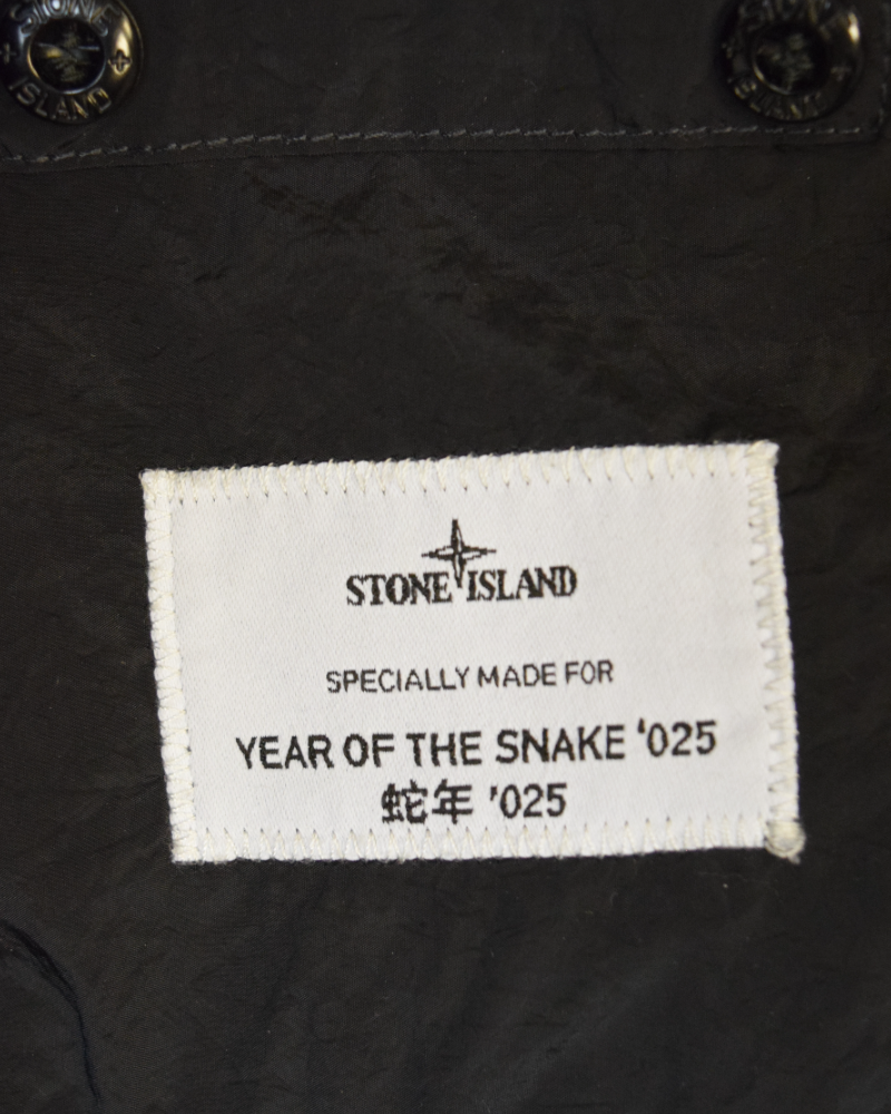 Stone Island Year of the Snake Nylon Metal Modular Jacket Black detail view
