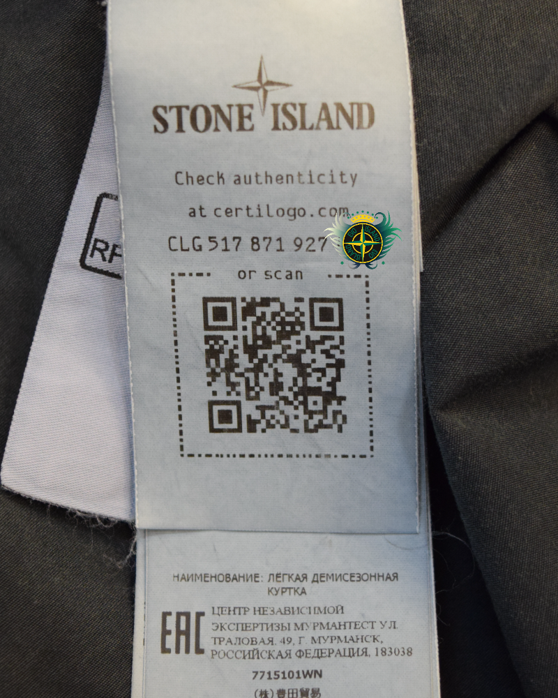 Stone Island Zip Overshirt Green detail view