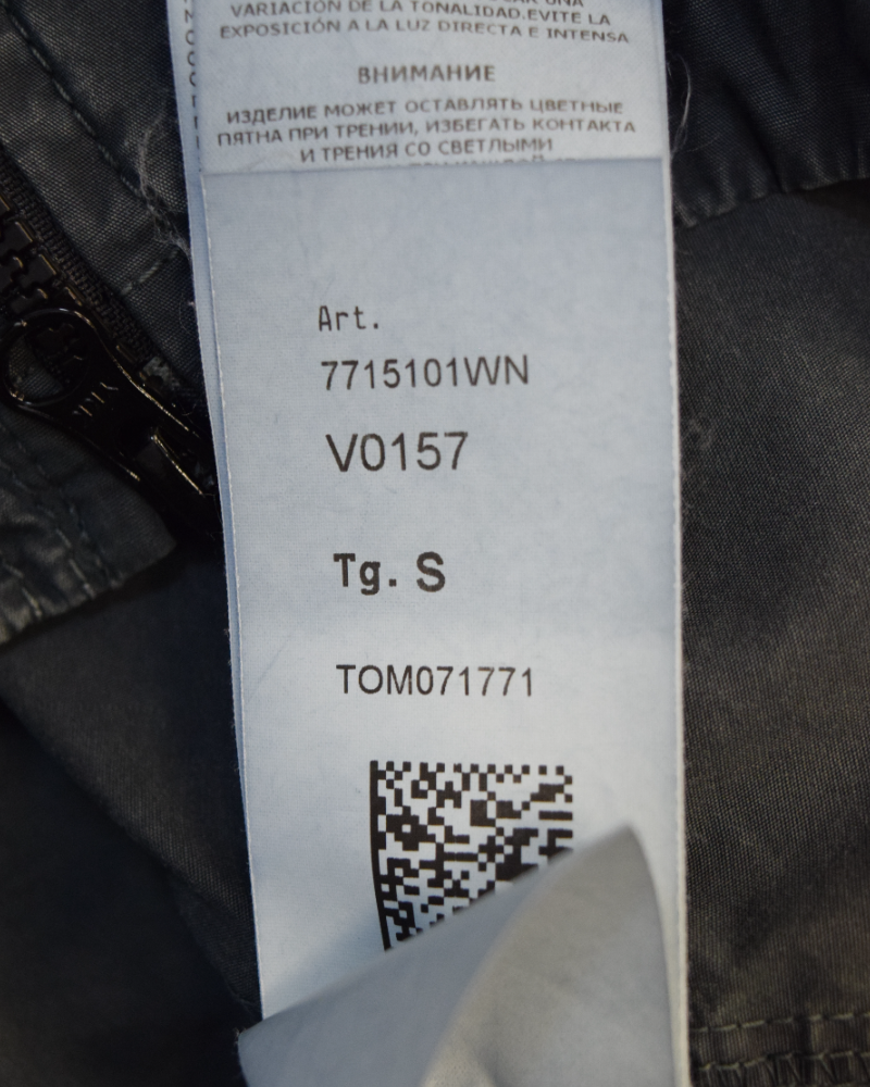 Stone Island Zip Overshirt Green detail view