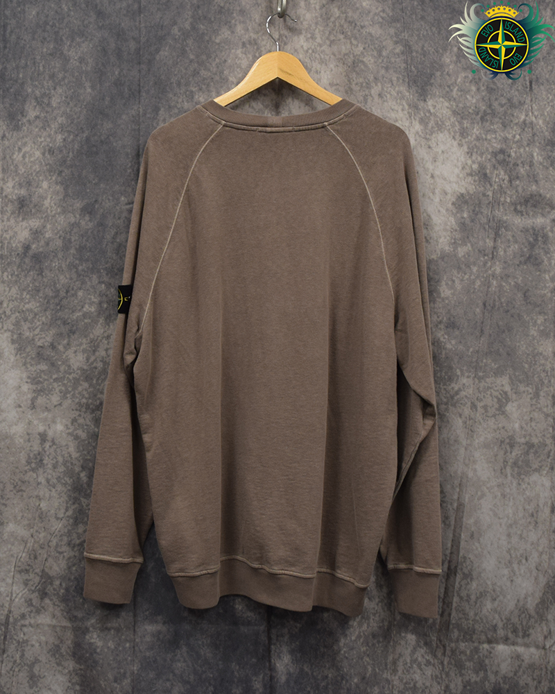 Stone Island Washed Light Brown Crewneck