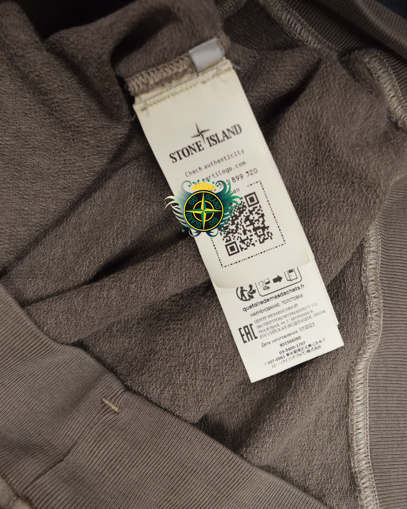 Stone Island Washed Light Brown Crewneck