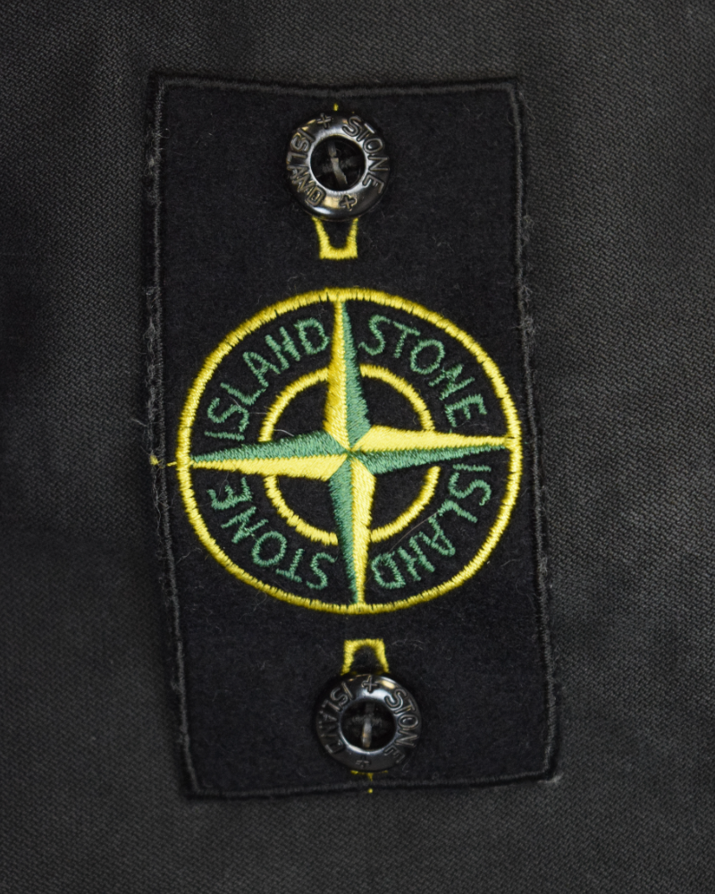 Stone Island Washed Look Cargo Black detail view