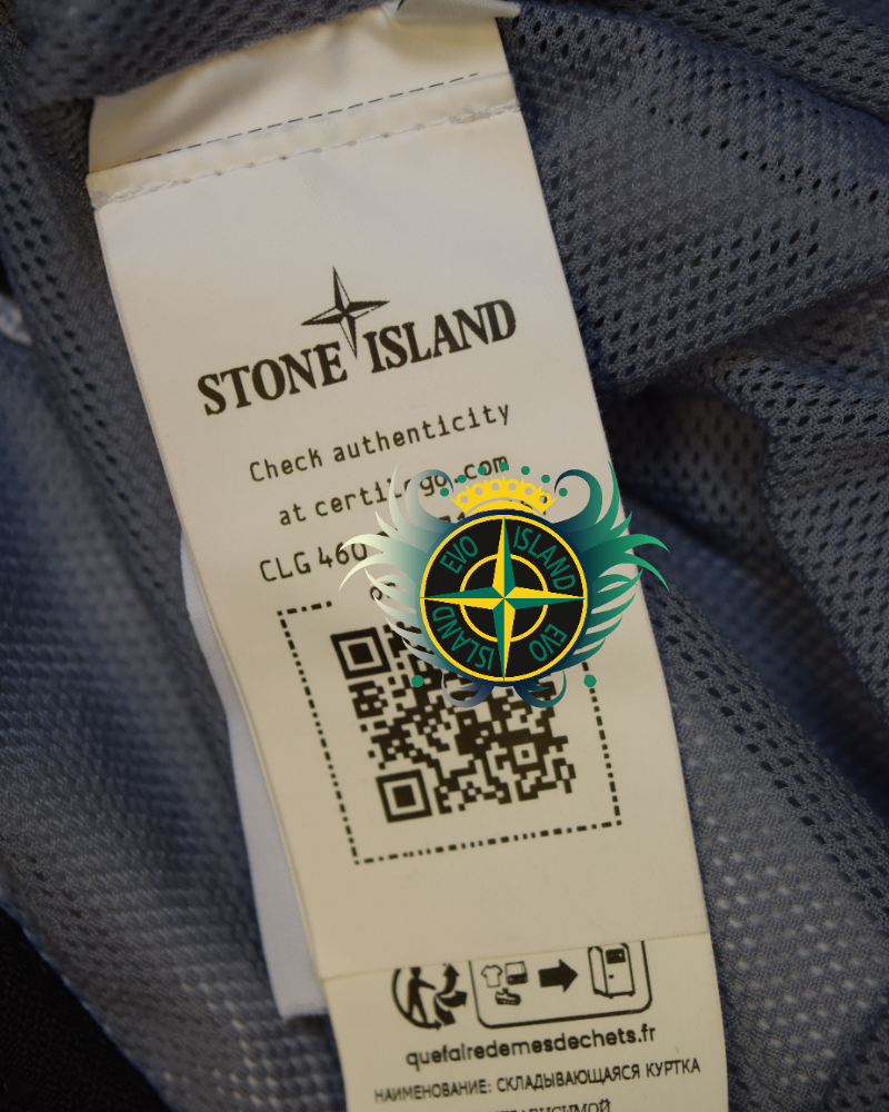 Stone island Skin Touch Nylon TC Light Blue detail view