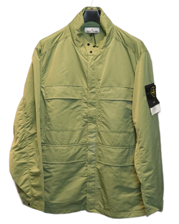 Stone island Hyper Dense Nylon Raso Green front view