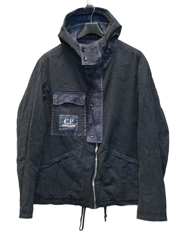 C.P Company 50 Fili Gum Jacket Navy front view
