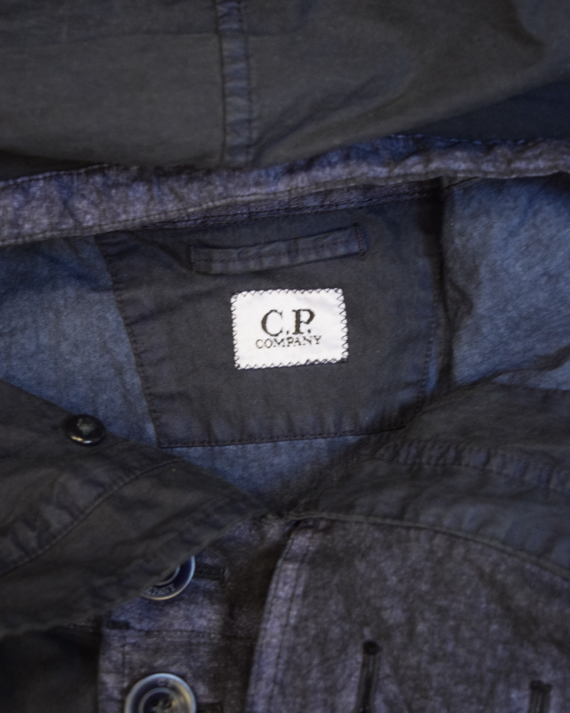 C.P Company 50 Fili Gum Jacket Navy detail view