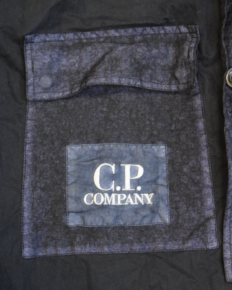 C.P Company 50 Fili Gum Jacket Navy detail view