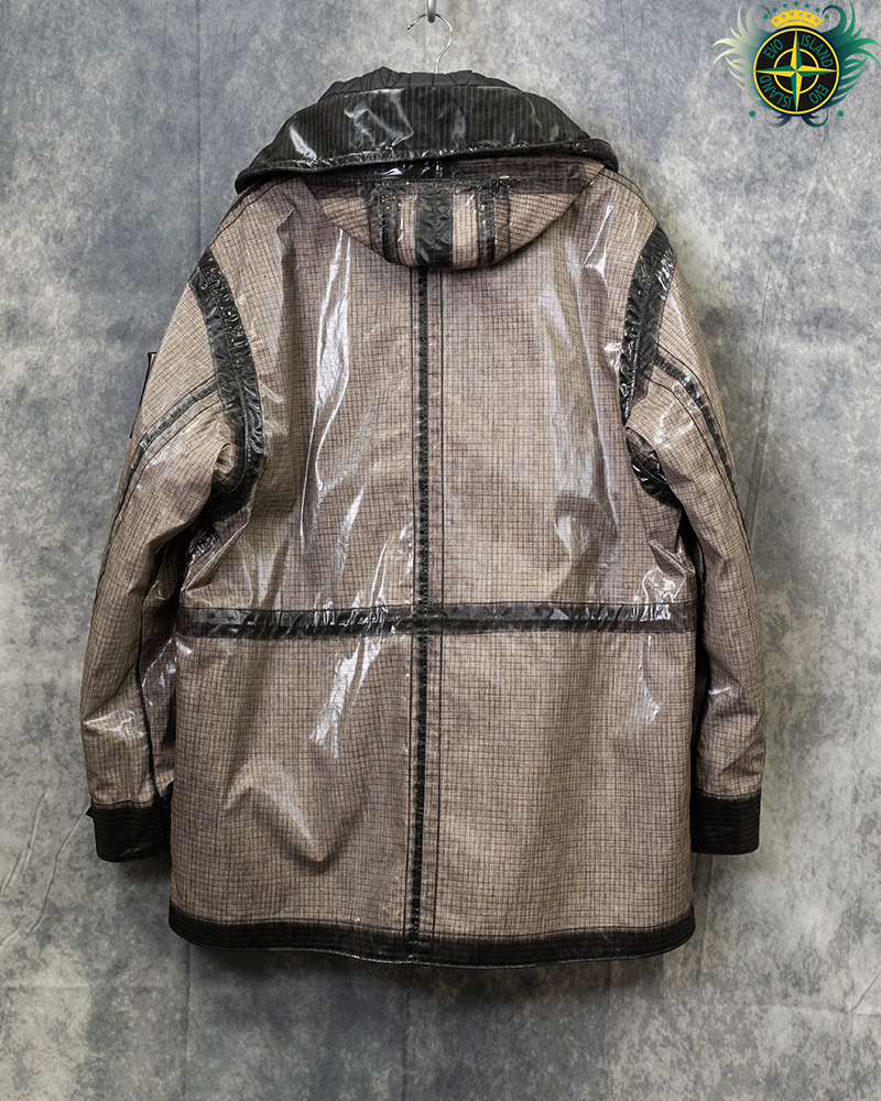 Stone Island Uneven Ripstop Prismatico Jacket Grey - M