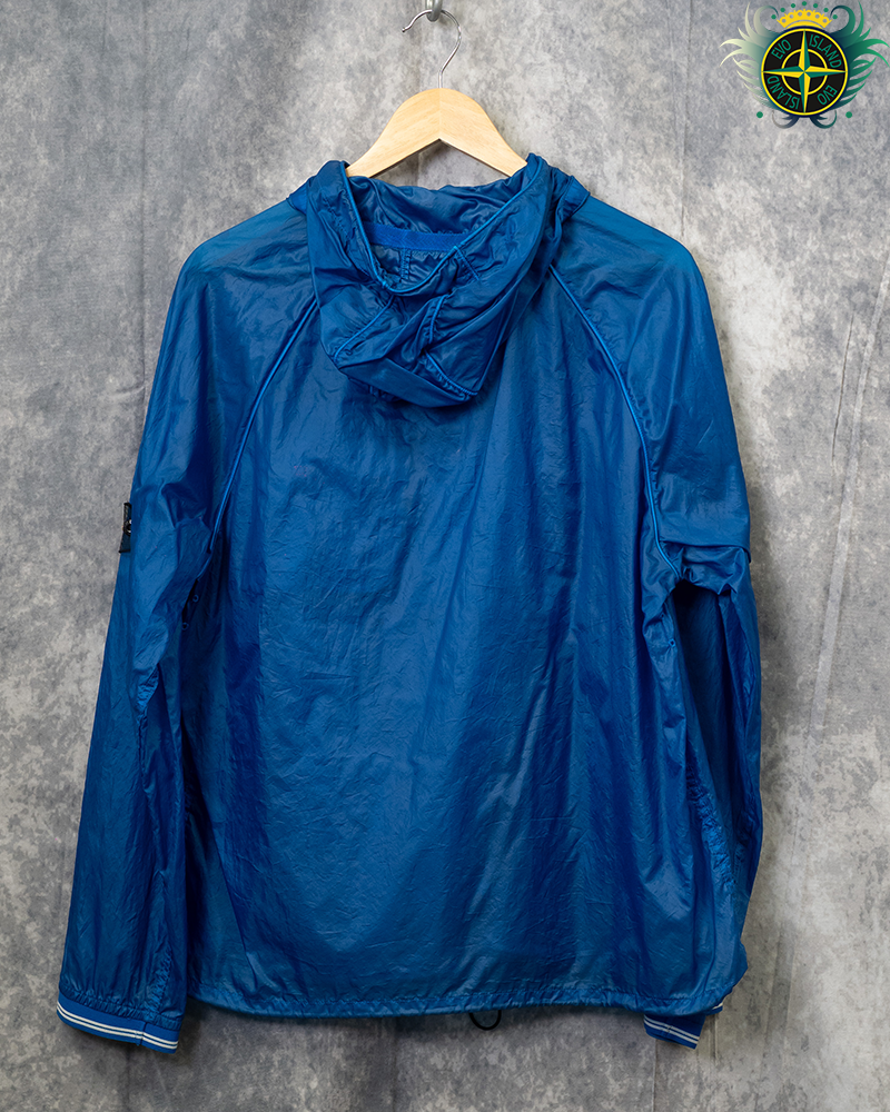 Stone Island 2007 Mesh Badge Smock Blue - L