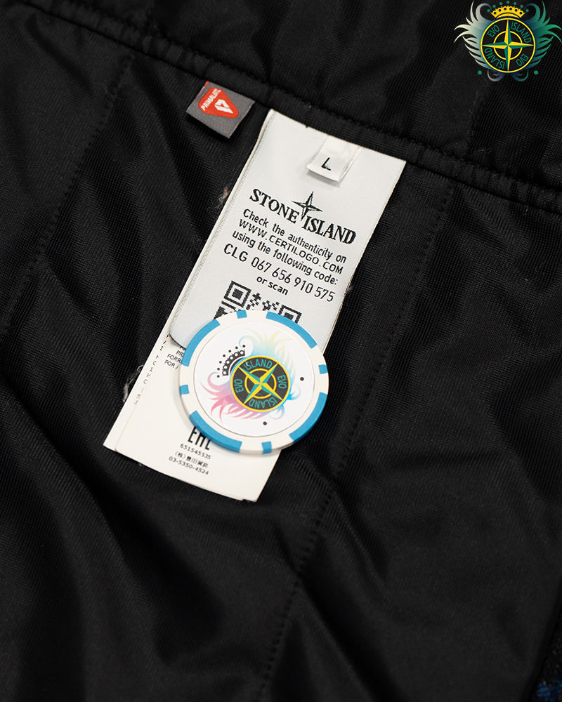 Stone Island X Dormeuil Special Process Wool and Nylon Jacket Dark Grey - L