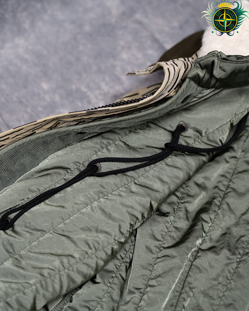 Stone Island Naslan Light Watro Rain Camo Reflective Beige - S