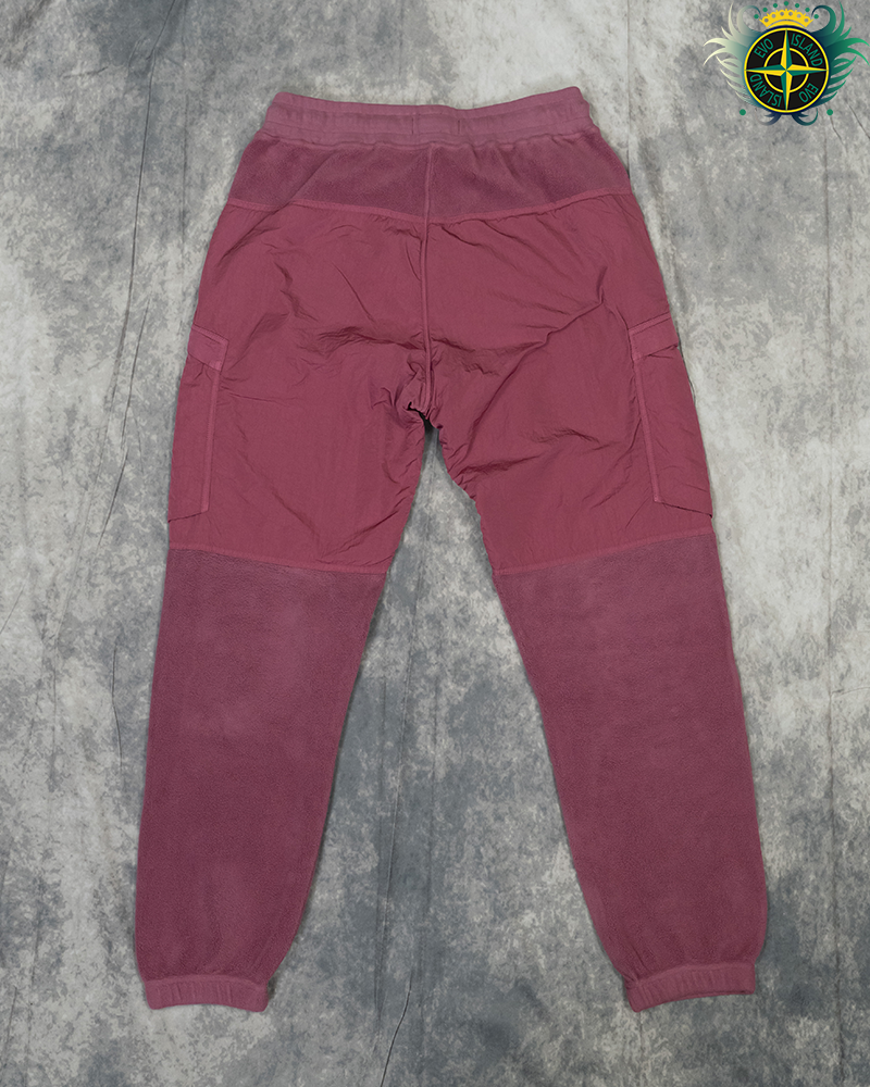 Stone Island Felpa + Nylon Jogging Bottoms Pink - M