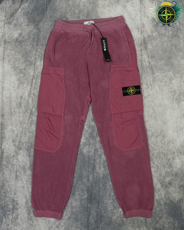 Stone Island Felpa + Nylon Jogging Bottoms Pink - M