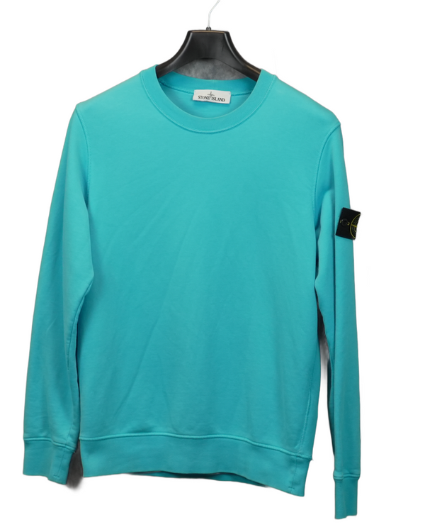 Stone Island Crewneck Sweater Blue front view