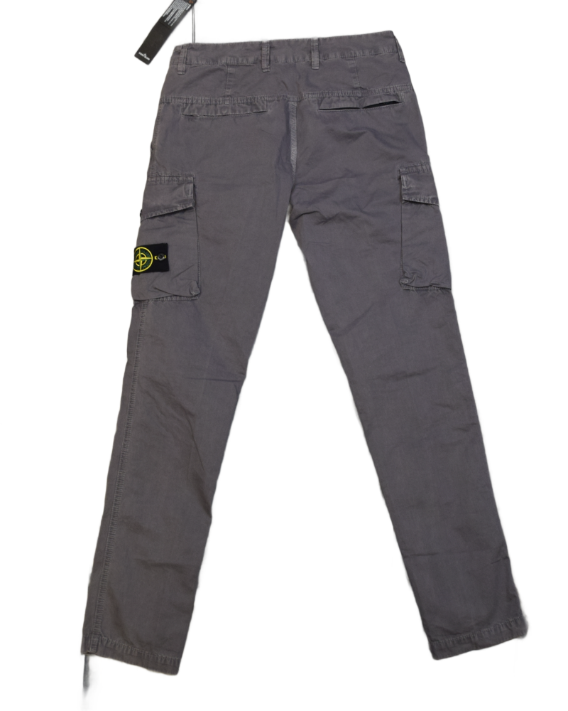 Stone Island Washed Look Cargo Purple back view