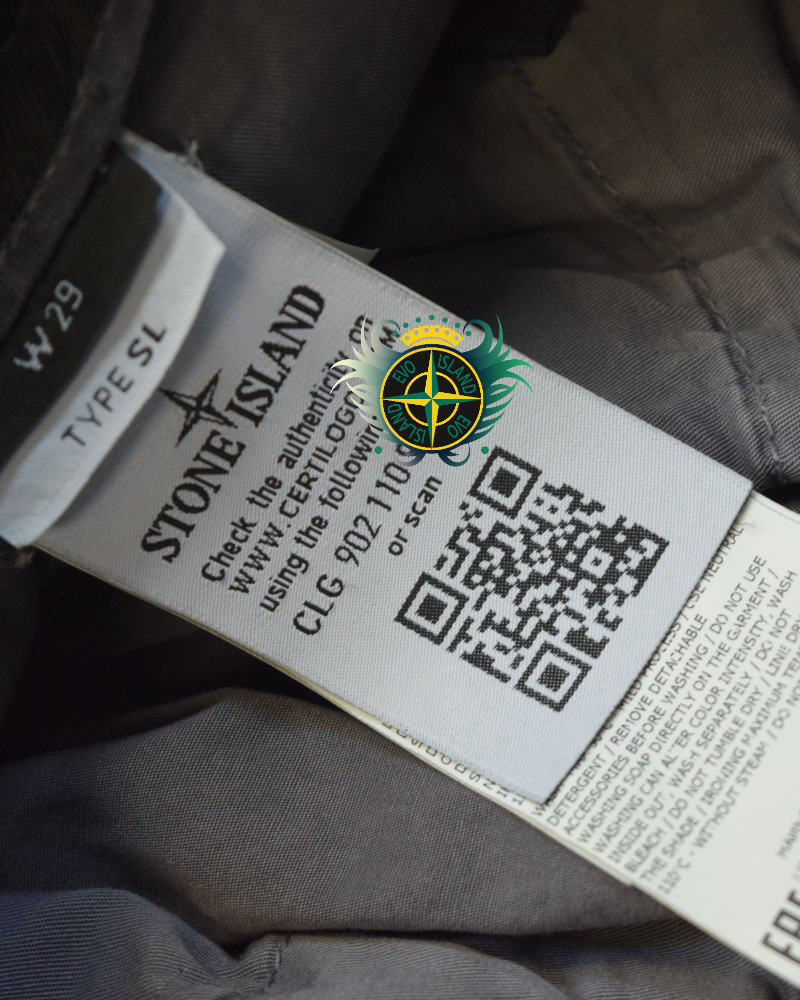 Stone Island Washed Look Cargo Purple detail view
