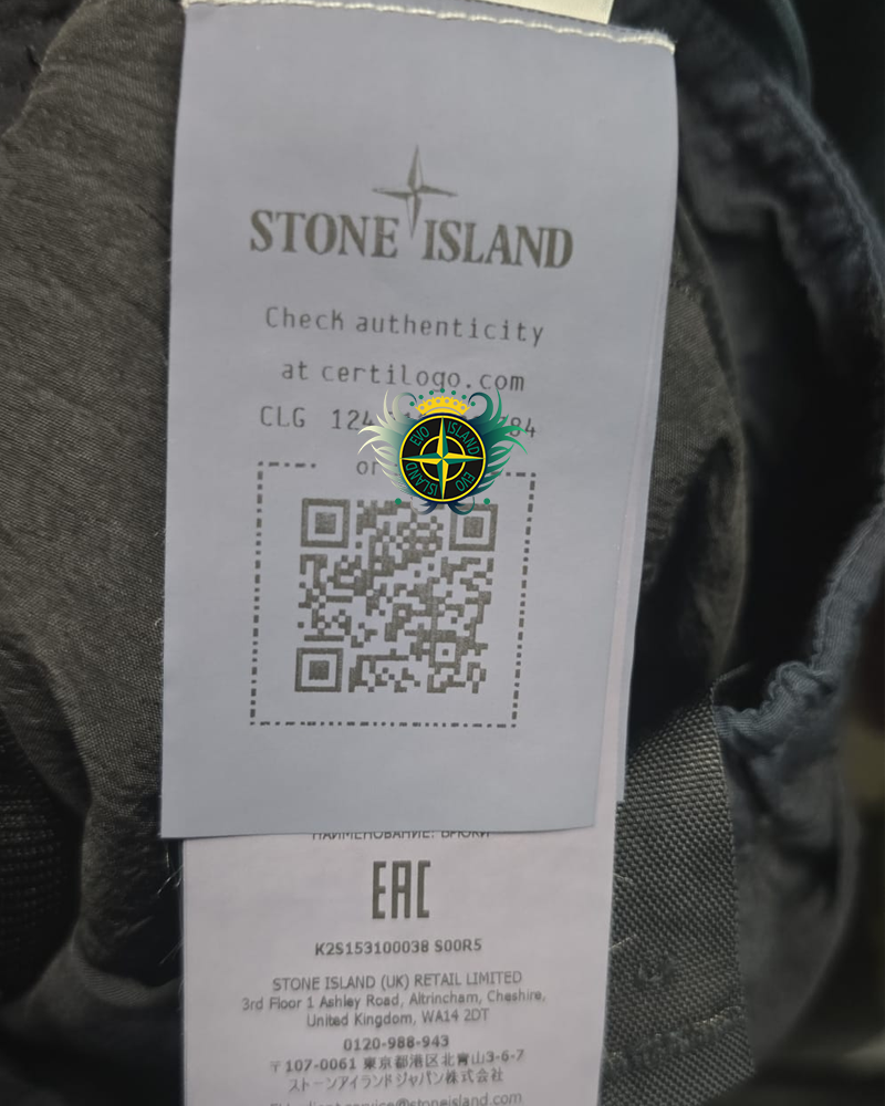 Stone Island Naslan TC Corrosion Cargos Blue