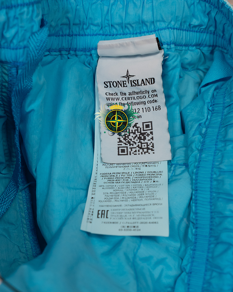 Stone Island Prismatic Packable Joggers Blue