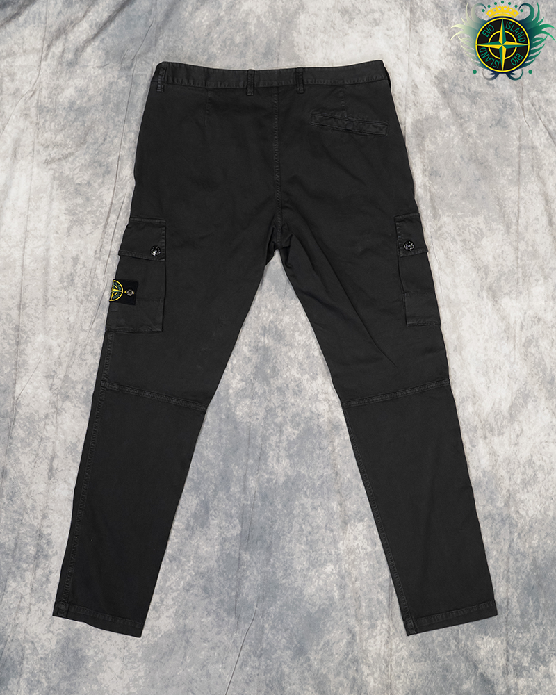 Stone Island Cargos Washed Black - 38/SL