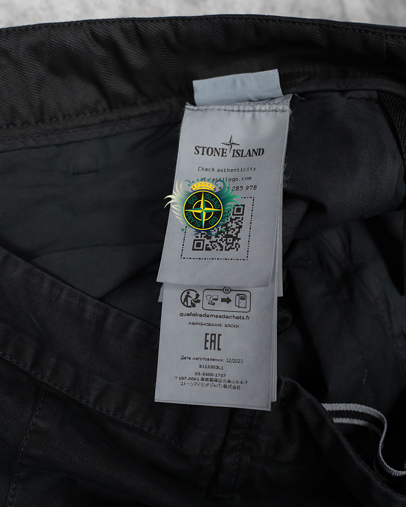 Stone Island Ghost Piece Shorts Black - 32/CO