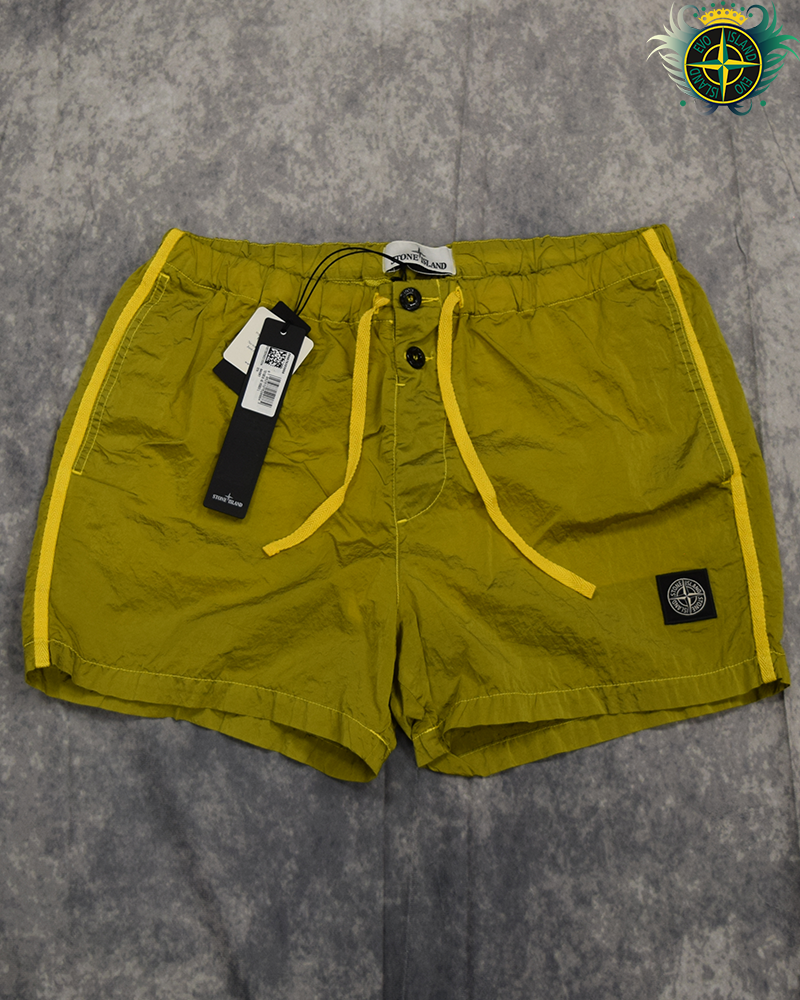 Stone Island Nylon Metal Swimmers Yellow - L