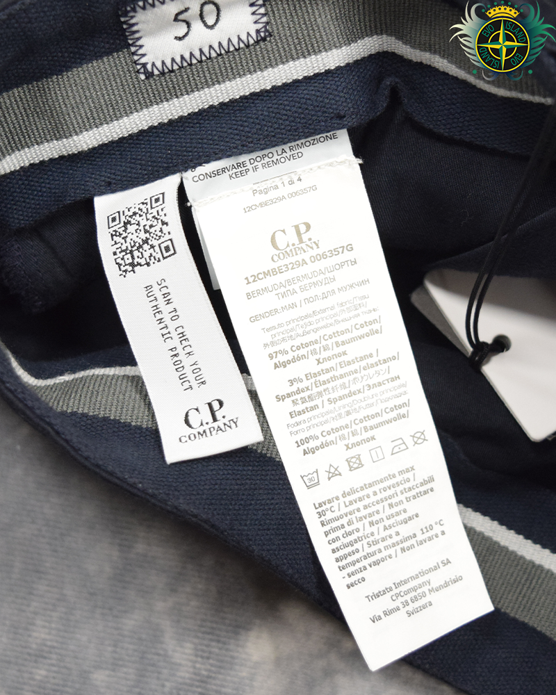 C.P Company Cargo Shorts Navy Blue - L
