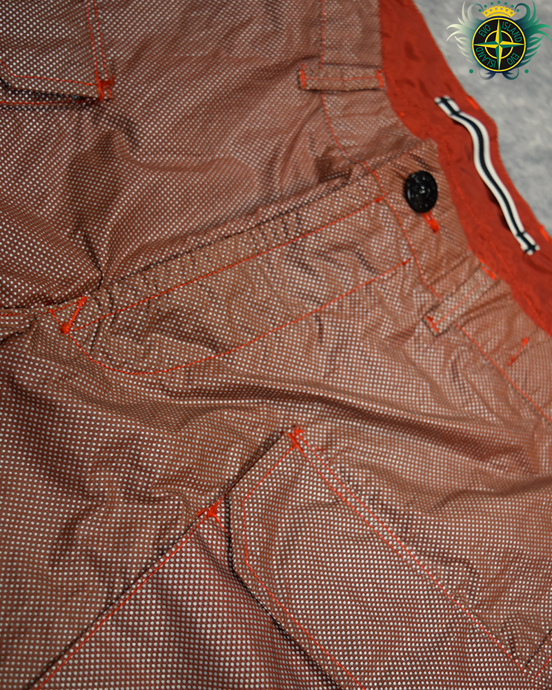 Stone Island Pixel Reflective Shorts Red - 31/SL