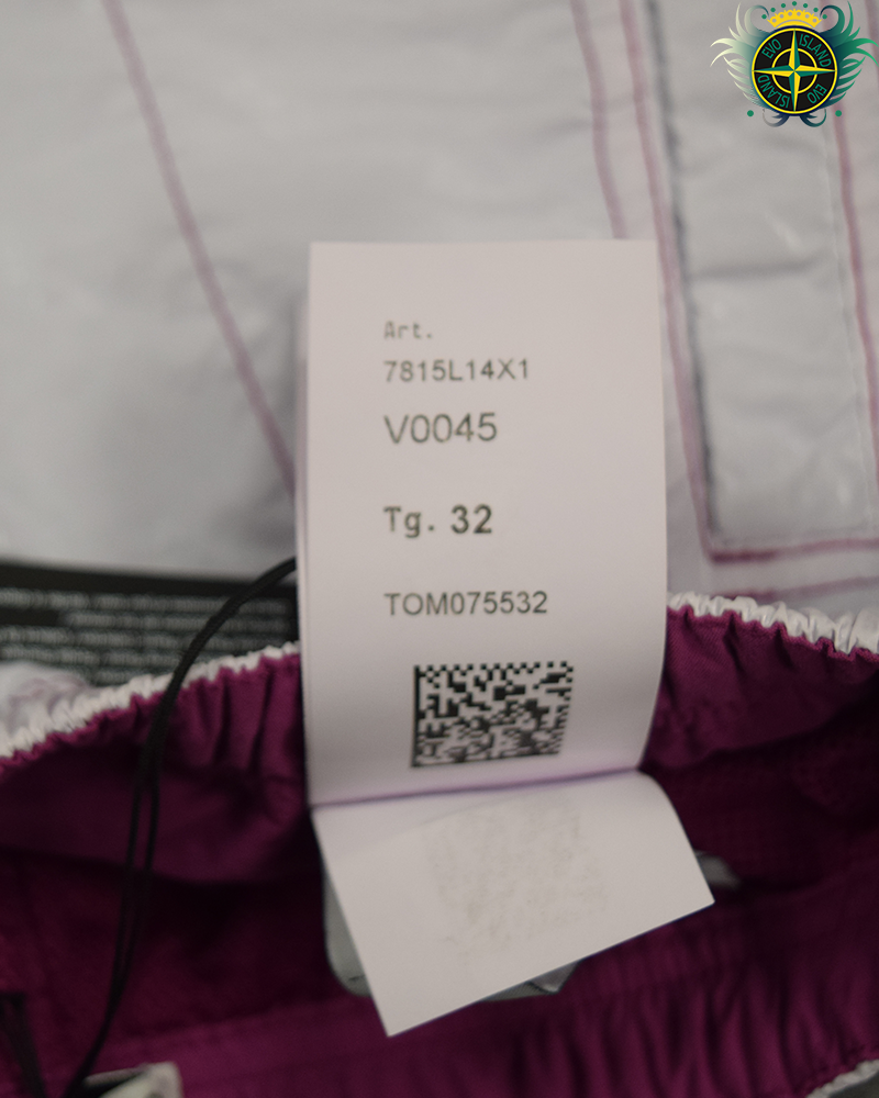 Stone Island Marina Prismatica Reflective Shorts Purple - 31/SO