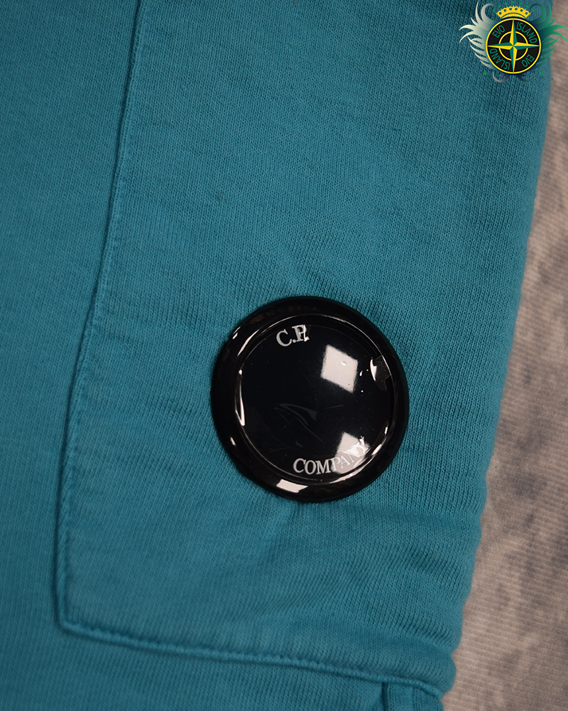 C.P Company Lense Sweat Shorts Turquoise - 3XL